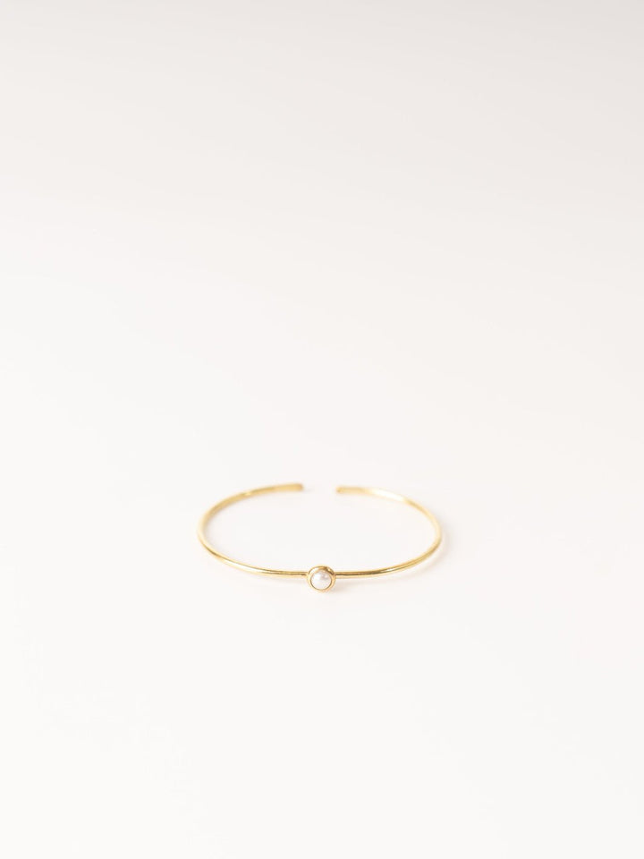 4mm Hyalite Pearl Stacker Cuff - Heyday