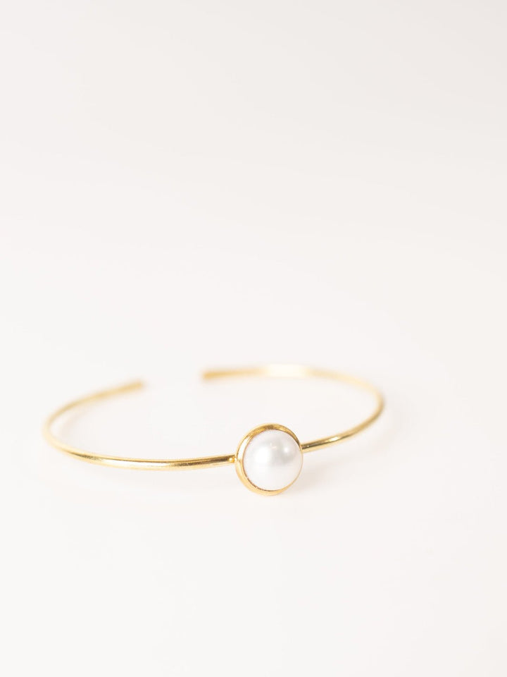 8mm Hyalite Pearl Stacker Cuff - Heyday