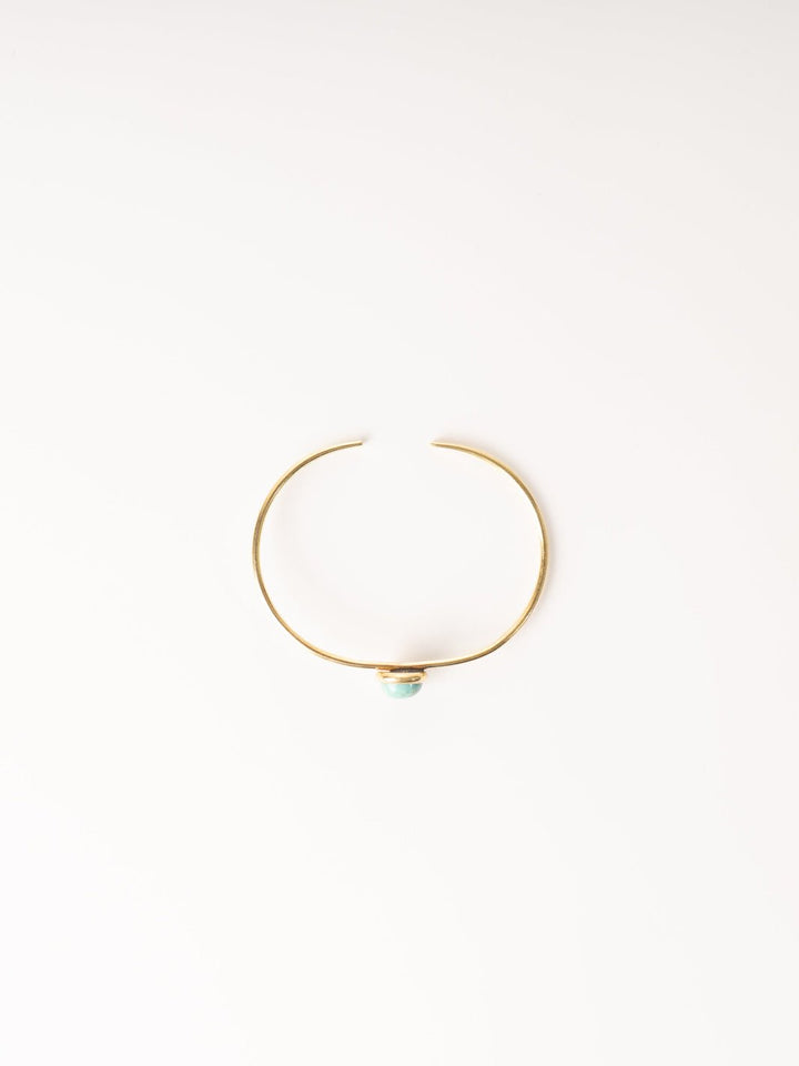 8mm Hyalite Turquoise Stacker Cuff - Heyday