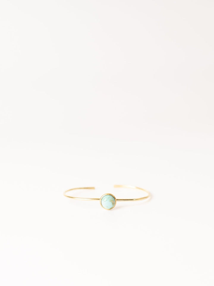 8mm Hyalite Turquoise Stacker Cuff - Heyday