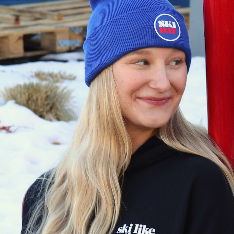 Ski Day Blue Beanie - Heyday