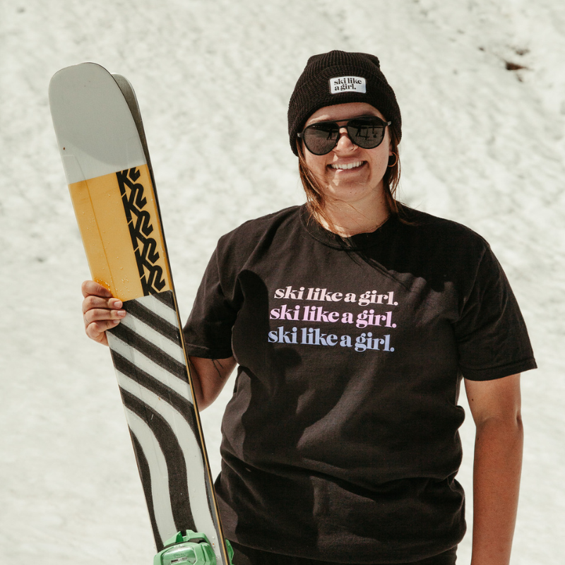 Ski Like a Girl shirt - Heyday
