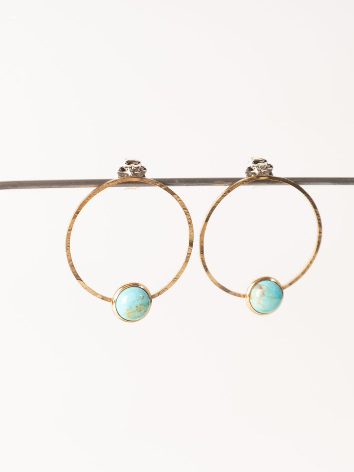 Astro Stud Turquoise Earrings - Heyday