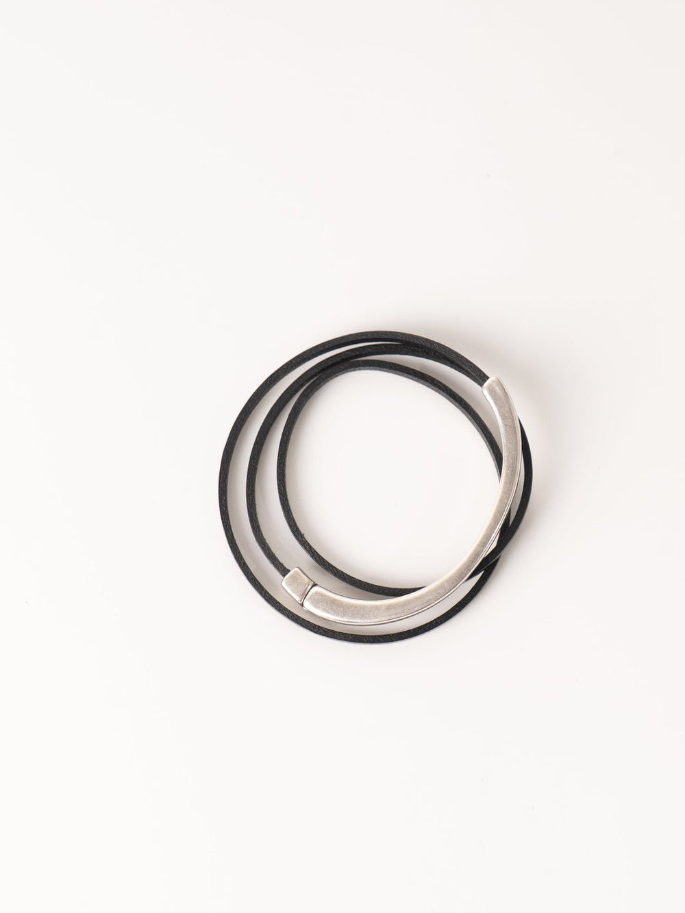 Black Skinny Wrap Bracelet - Heyday