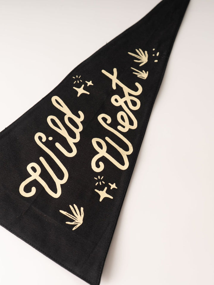 Black Wild West Canvas Pennant - Heyday