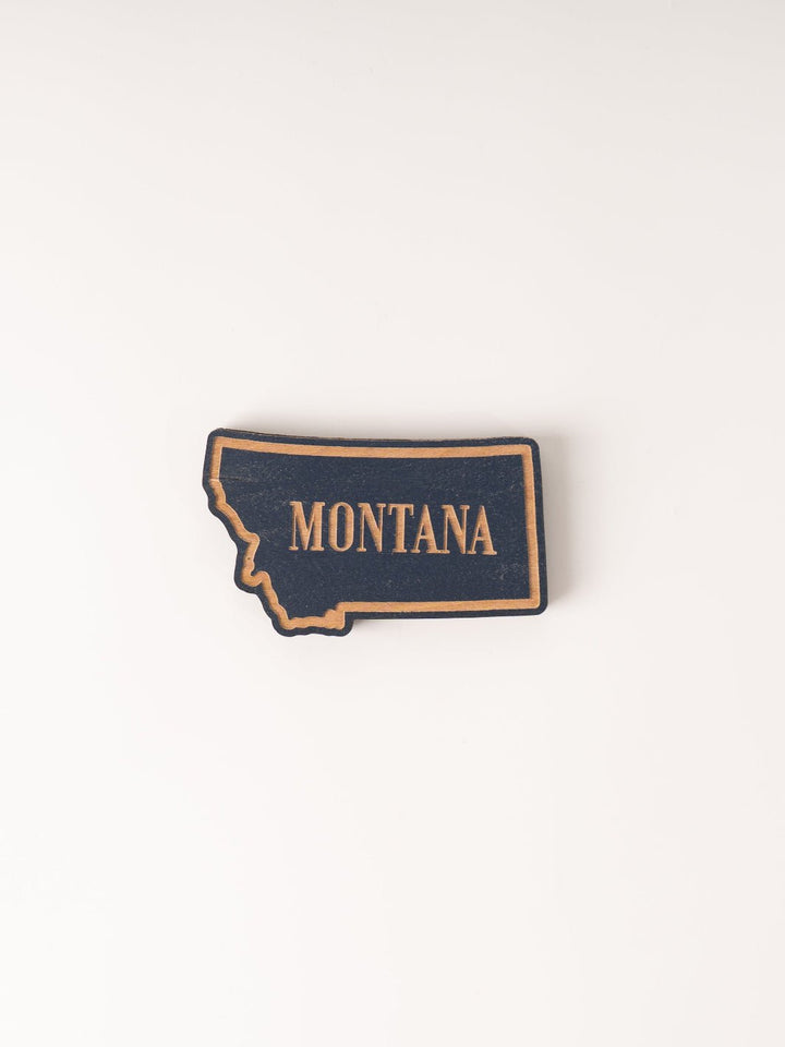 Blue Montana Wood Magnet - Heyday