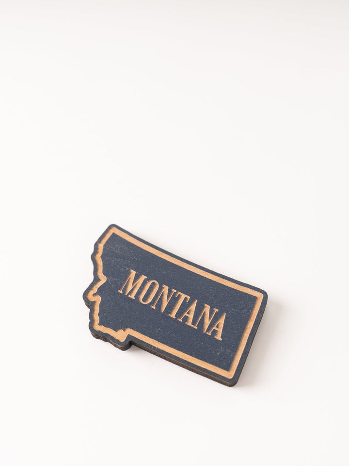 Blue Montana Wood Magnet - Heyday