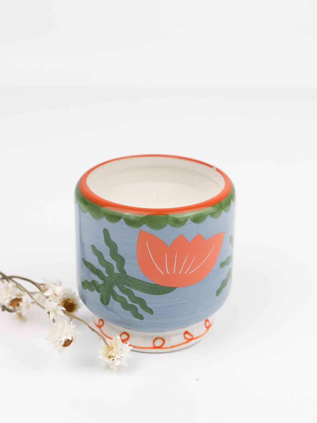 Cactus Flower Floral Candle - Heyday