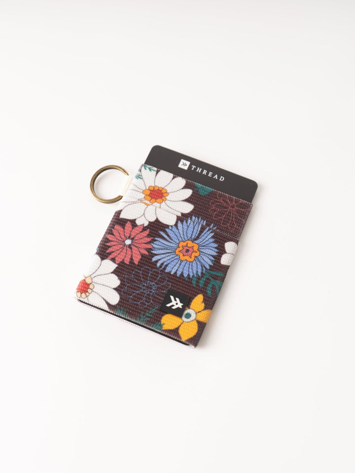 Clover Floral Elastic Card Wallet - Heyday