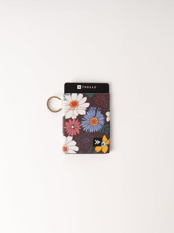 Clover Floral Elastic Card Wallet - Heyday