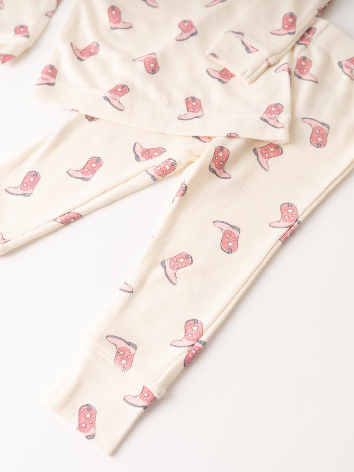 Cowgirl Boots Loungewear Set - Heyday