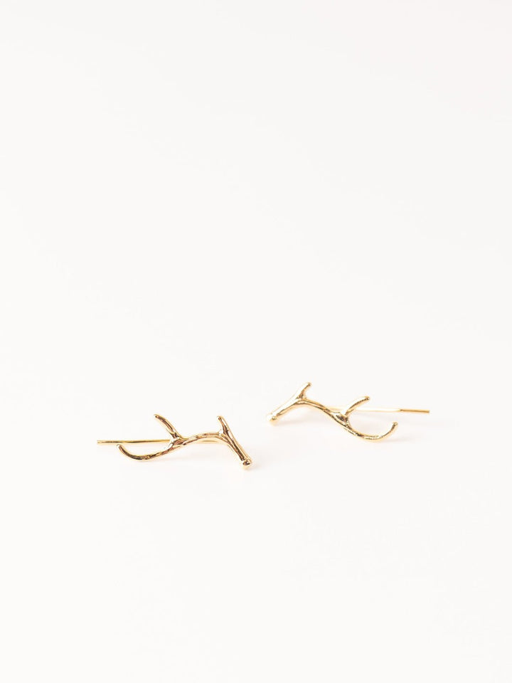 Gold Antler Ear Climbers - Heyday