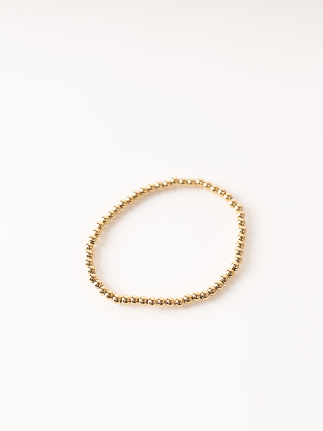 Gold Ball Stacking Bracelet - 3mm - Heyday