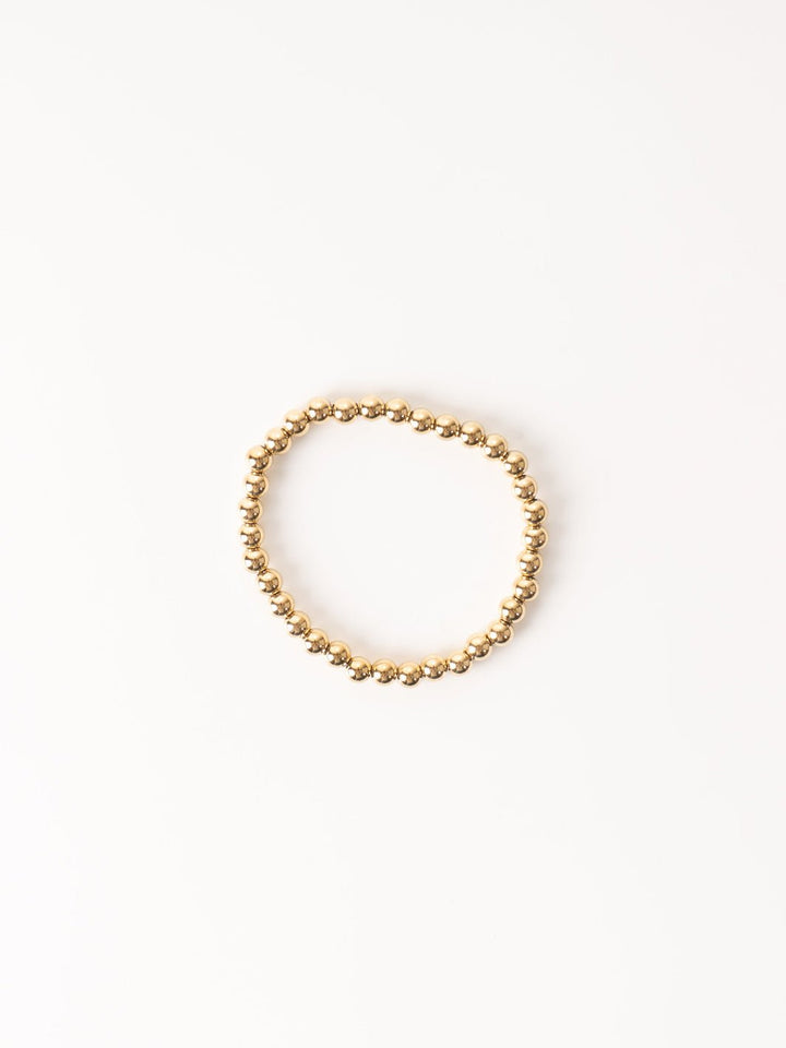 Gold Ball Stacking Bracelet - 4mm - Heyday