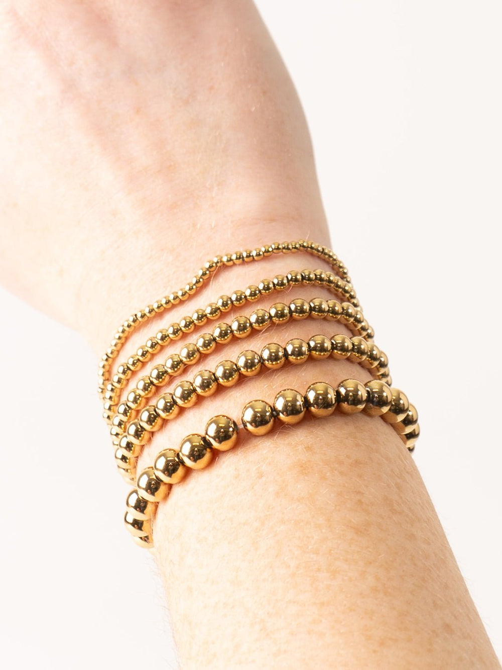 Gold Ball Stacking Bracelet - 8mm - Heyday