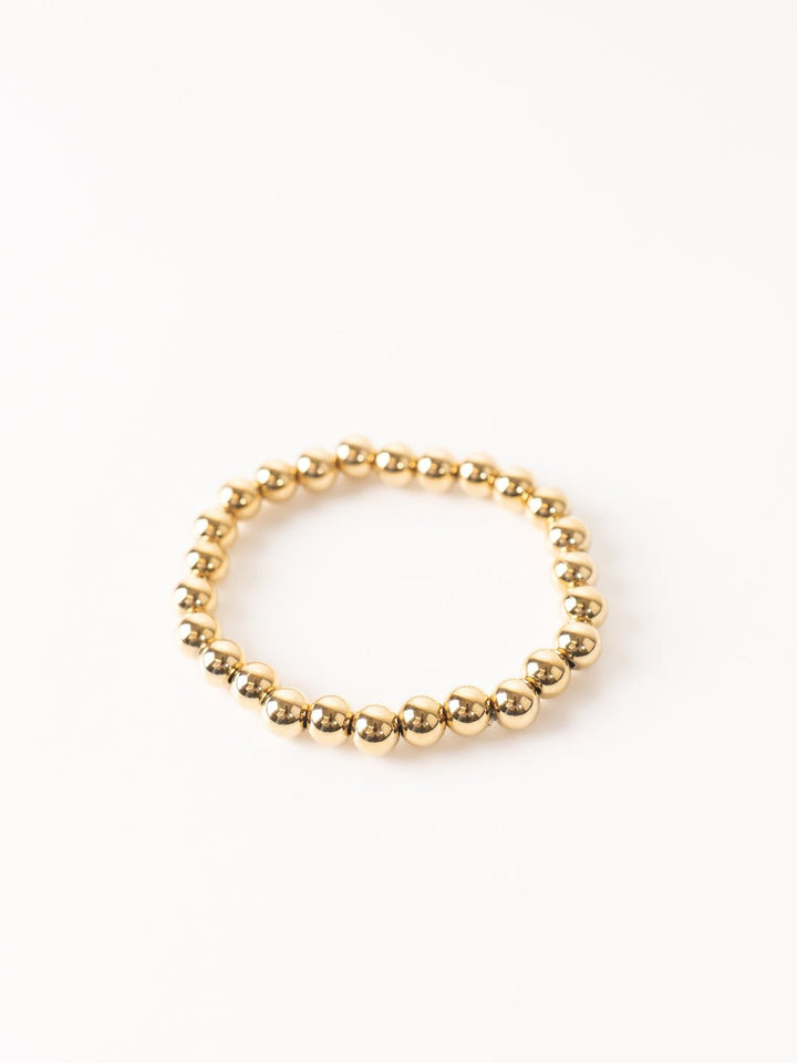 Gold Ball Stacking Bracelet - 8mm - Heyday