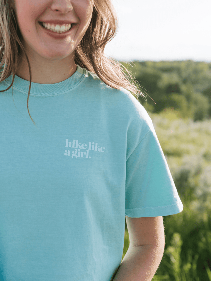Hike Like a Girl™ Chalky Mint Puff Hike Short Sleeve Tee - Heyday