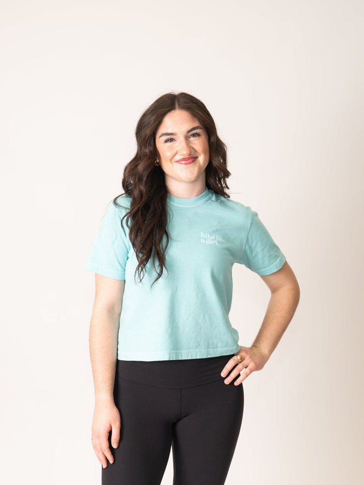 Hike Like a Girl™ Chalky Mint Puff Hike Short Sleeve Tee - Heyday