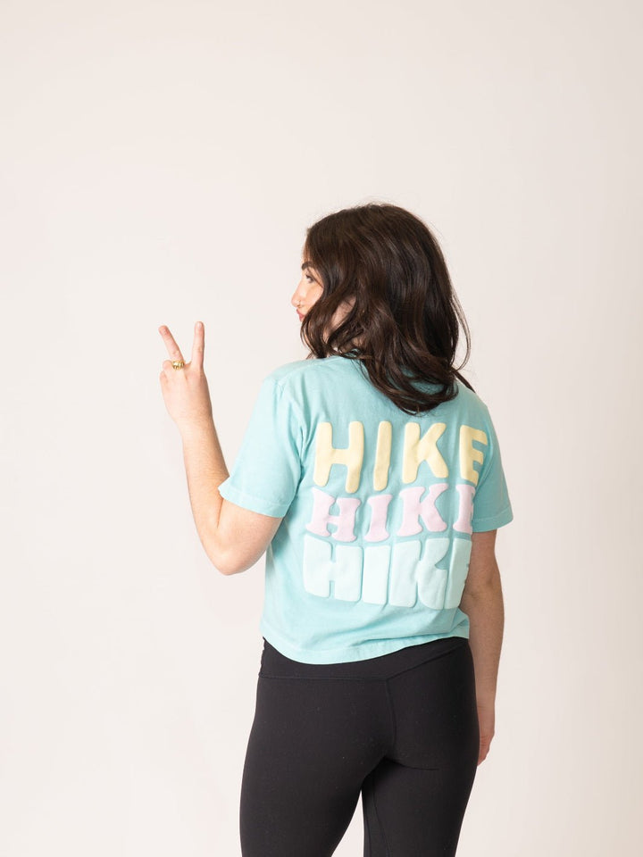 Hike Like a Girl™ Chalky Mint Puff Hike Short Sleeve Tee - Heyday