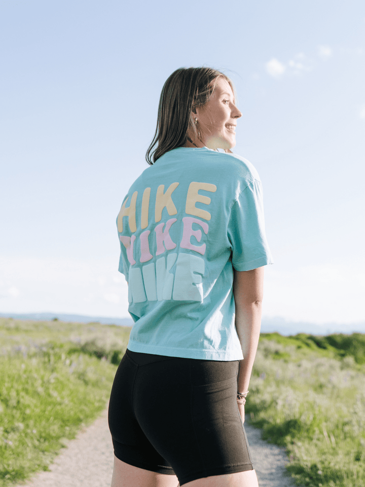 Hike Like a Girl™ Chalky Mint Puff Hike Short Sleeve Tee - Heyday