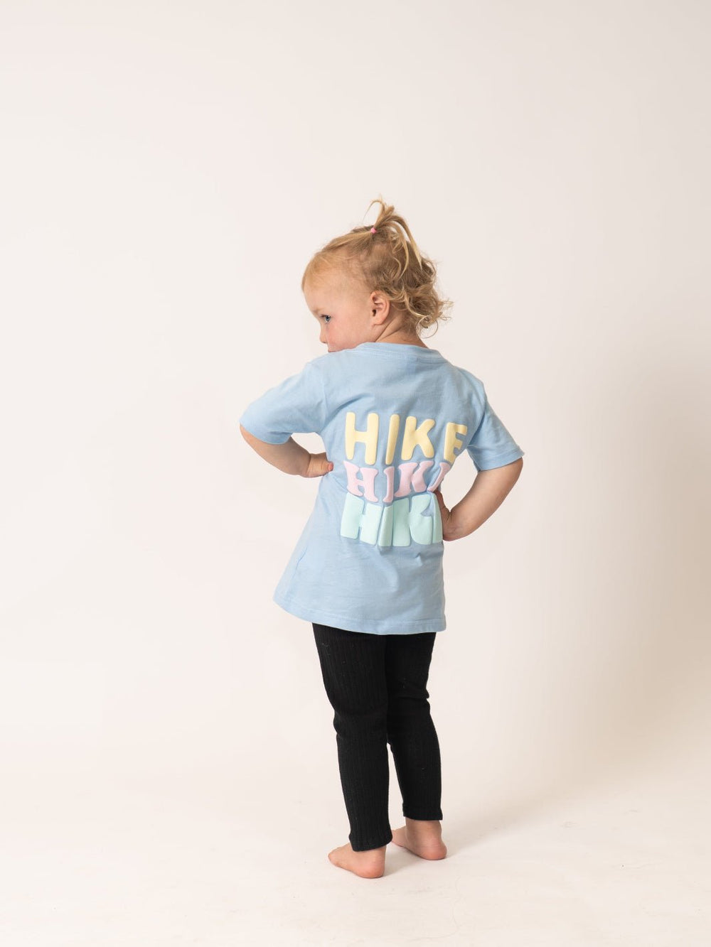 Hike Like a Girl™ Toddler Light Blue Puff Hike Short Sleeve Tee - Heyday