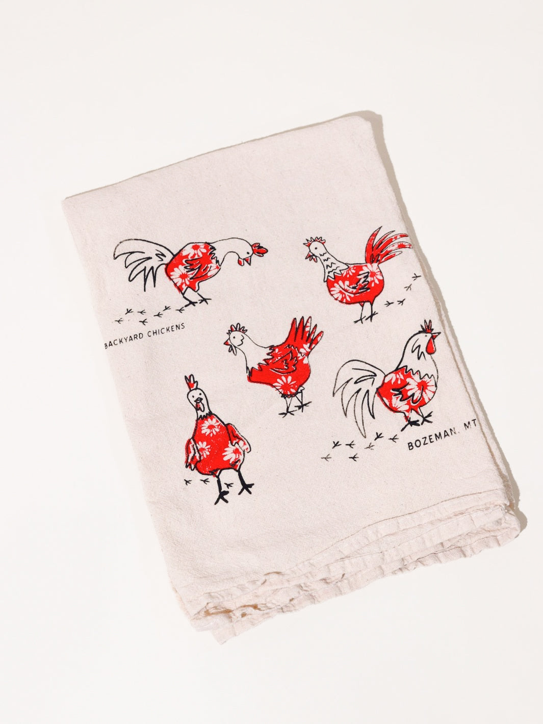 Backyard Chickens Dishtowel