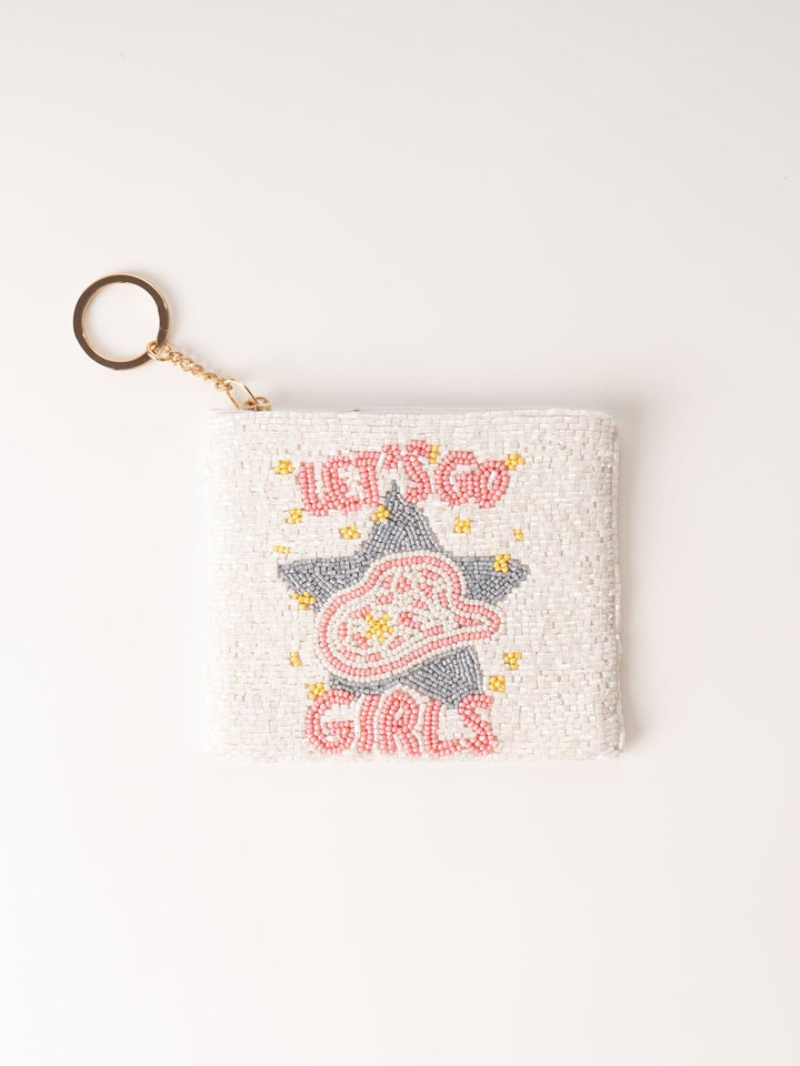 Let's Go Girls Beaded Coin Pouch - Heyday