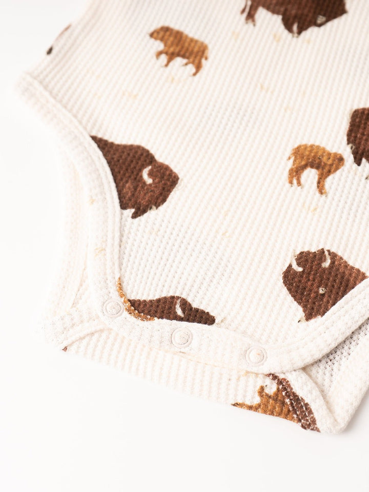 Long Sleeve Bison Bodysuit - Heyday