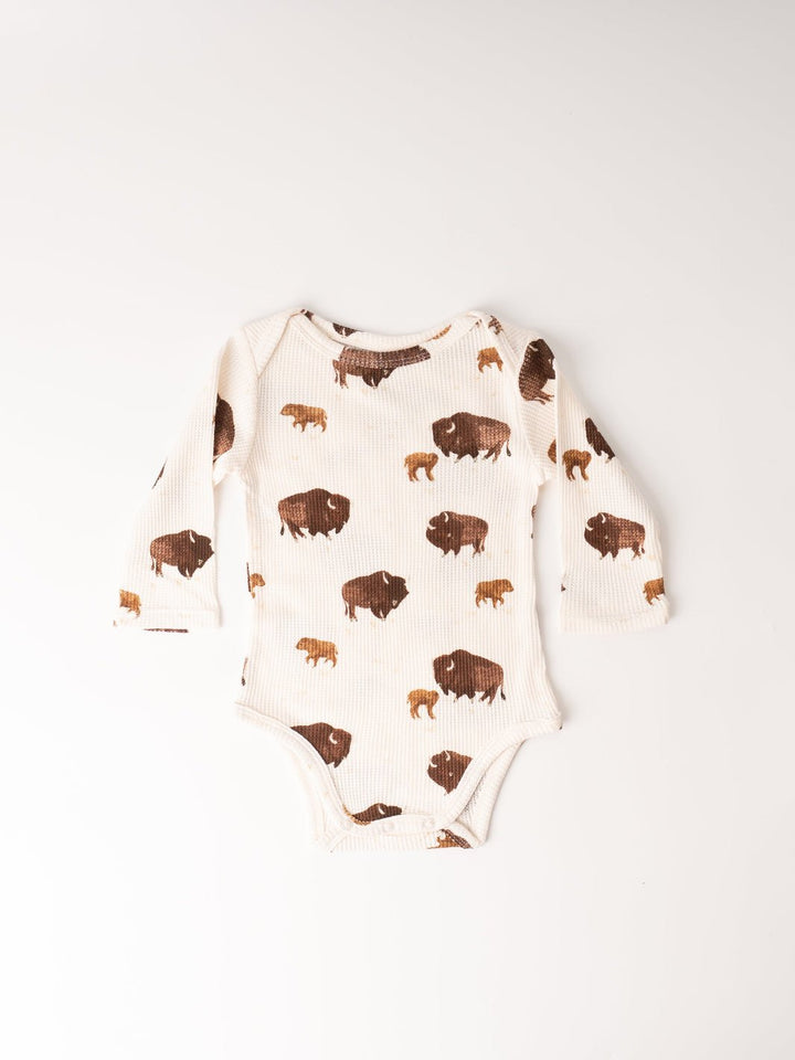 Long Sleeve Bison Bodysuit - Heyday