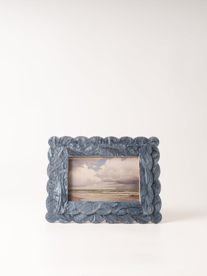 Marbled Navy Scallop Photo Frame - Heyday