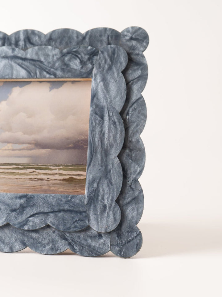 Marbled Navy Scallop Photo Frame - Heyday