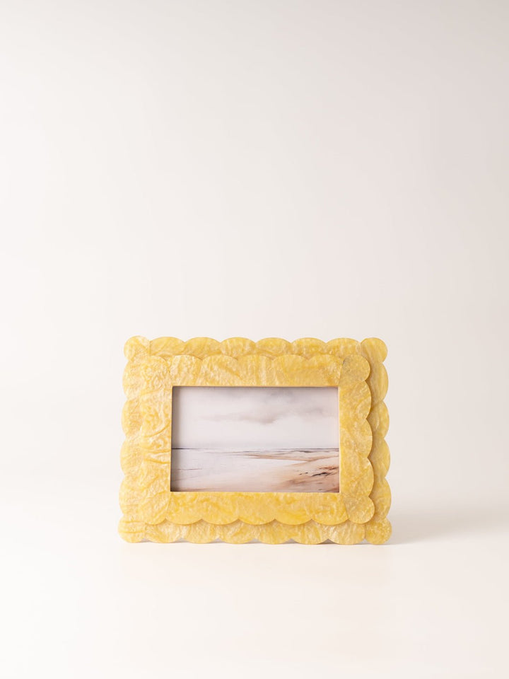 Marbled Yellow Scallop Photo Frame - Heyday