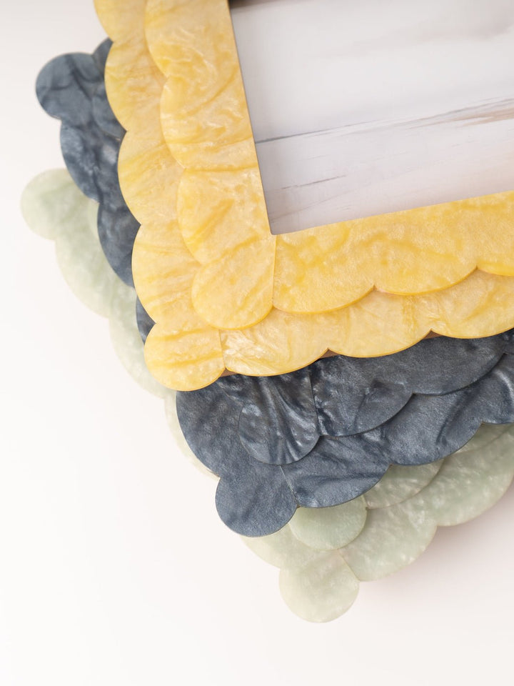 Marbled Yellow Scallop Photo Frame - Heyday