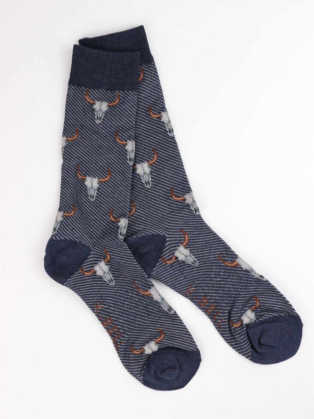 Men's Bison Skulls Socks - Heyday