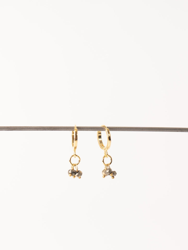 Pyrite Huggie Hoop - Heyday