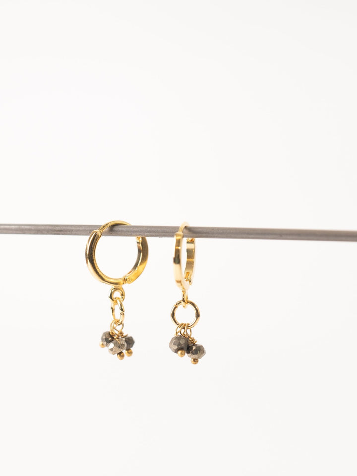 Pyrite Huggie Hoop - Heyday