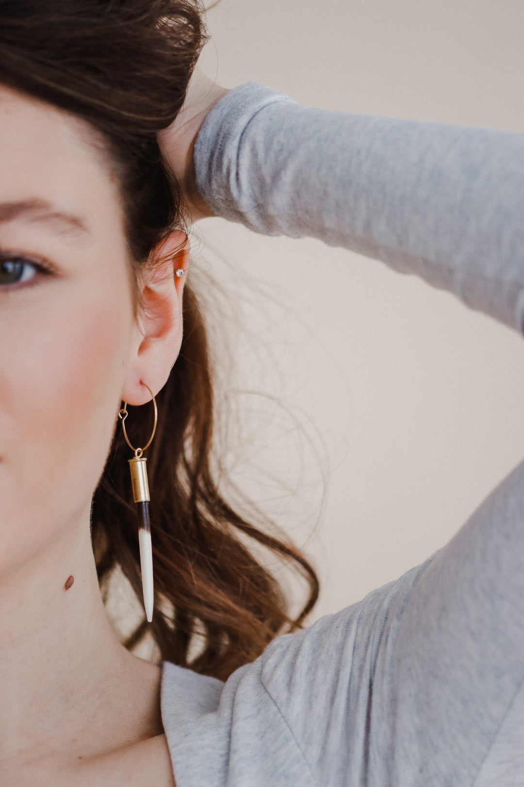 Quill Hoop Earrings at Heyday Bozeman