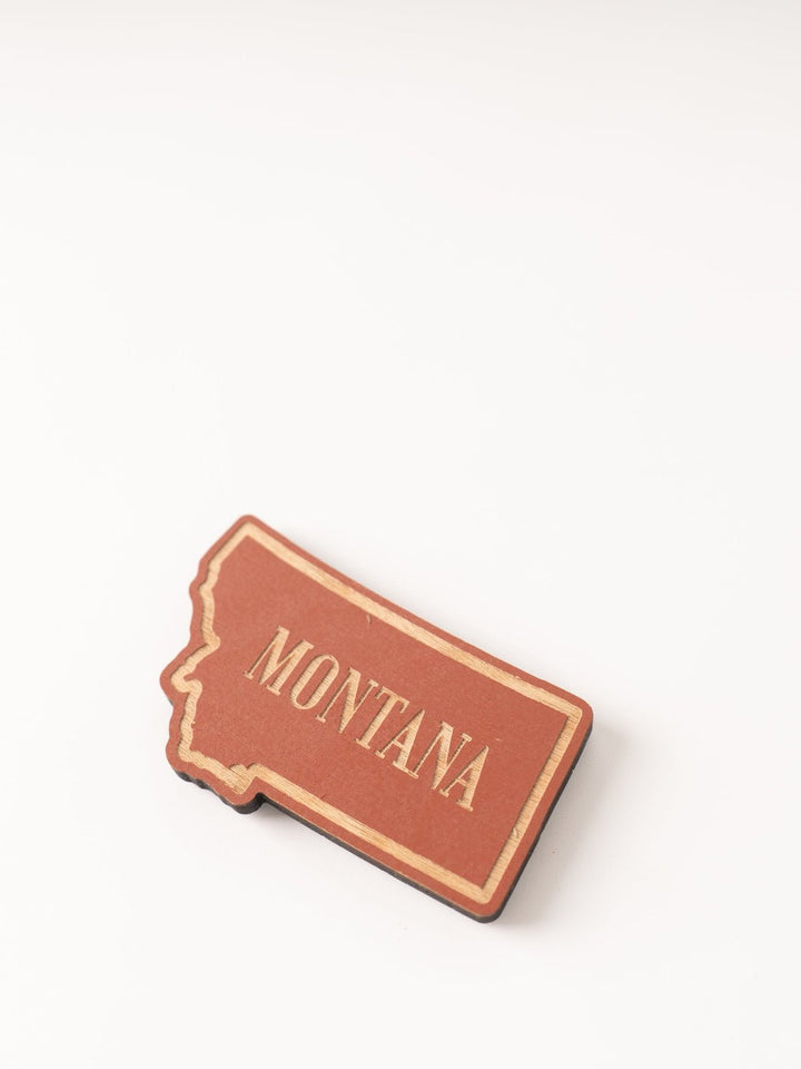 Rust Montana Wood Magnet - Heyday