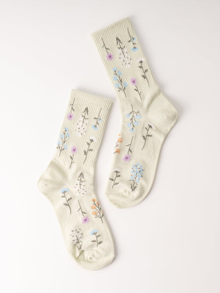 Sage Botanical Garden Women's Socks - Heyday