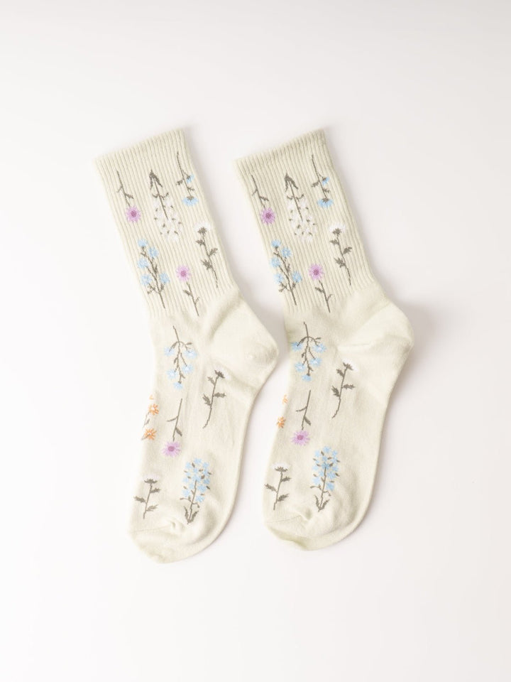 Sage Botanical Garden Women's Socks - Heyday