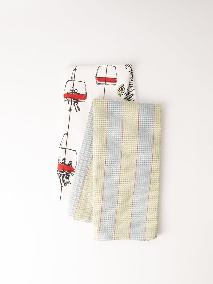 Ski Lift Dishtowel Set - Heyday