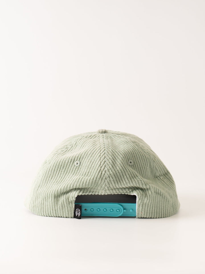 Ski Like A Girl Seafoam Cord Patch Hat - Heyday