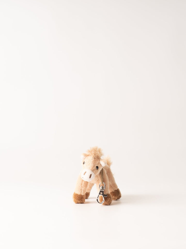 Tan Key Ring Pony Charm - Heyday
