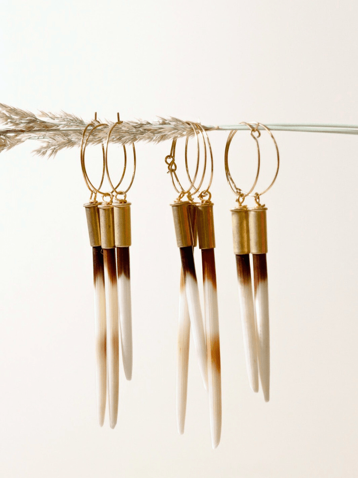 The Original Beth Dutton Quill Hoop Earrings - Heyday