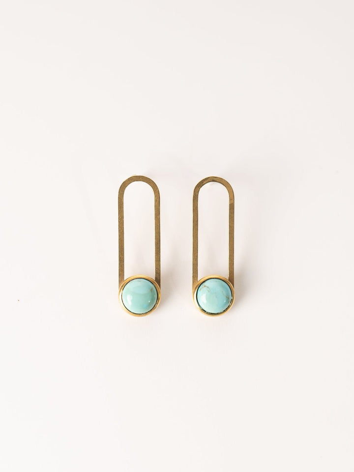 Turquoise Gulch Stud Earrings - Heyday
