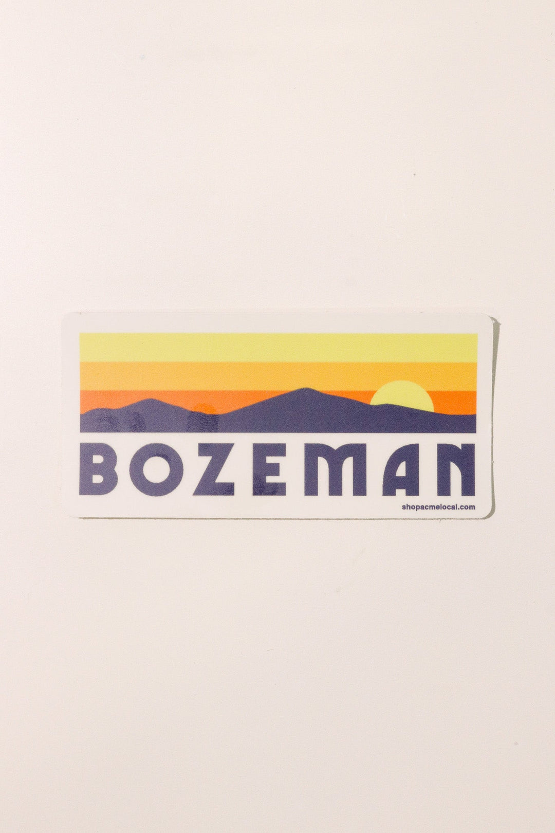 Bozeman Mountain Sunrise Sticker - Heyday