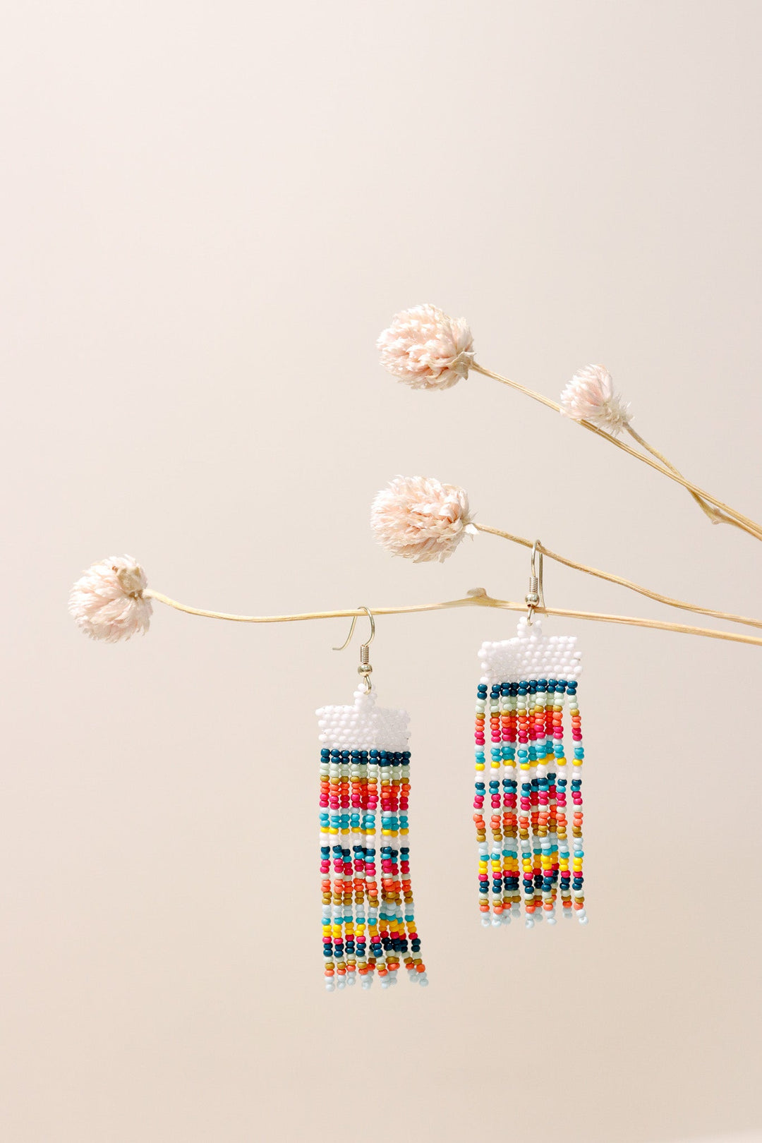 Bright Rainbow Stripe Earrings - Heyday