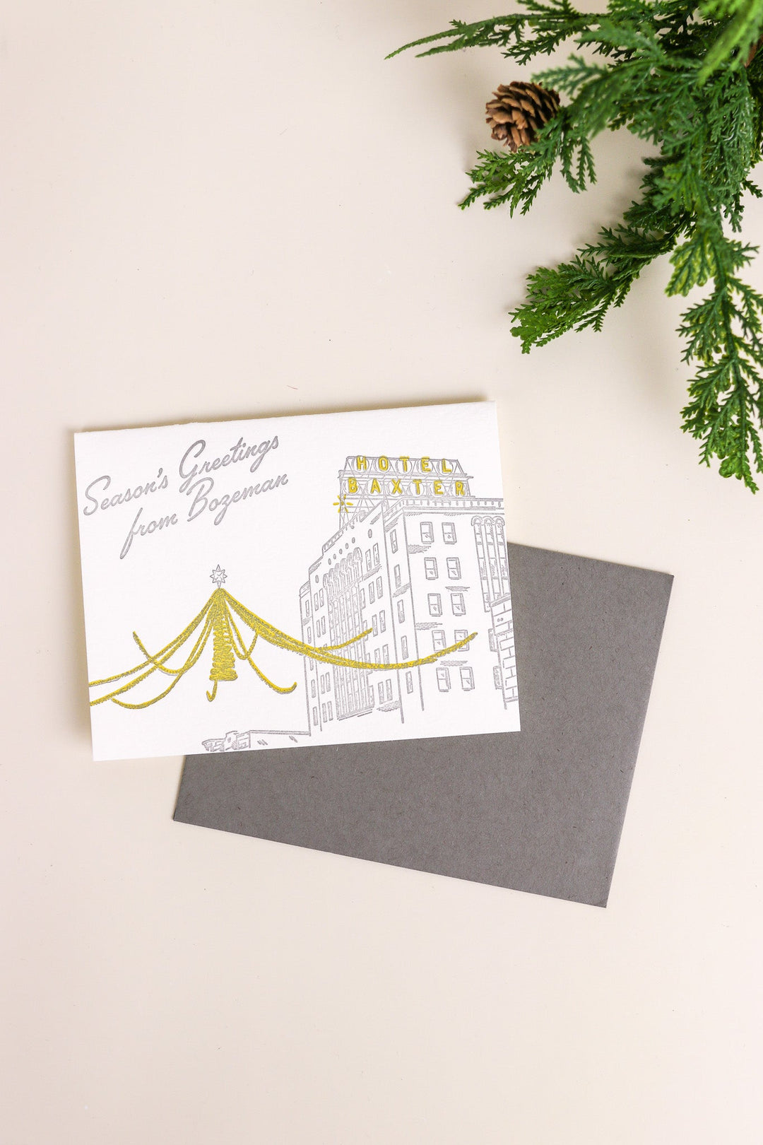 Christmas Spider Season's Greetings Card - Heyday