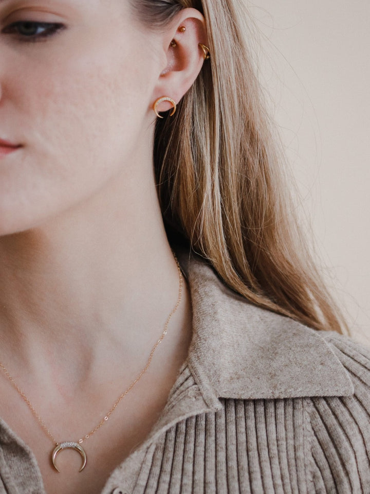 Crescent Horn Earrings - Heyday