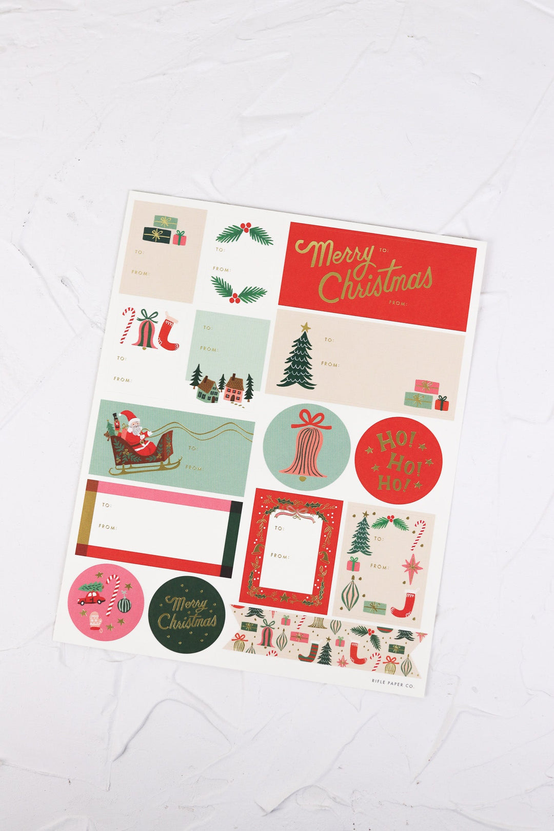 Deck the Halls Gift Stickers + Labels - Heyday